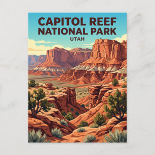 Capitol Reef National Park Utah Postkarte