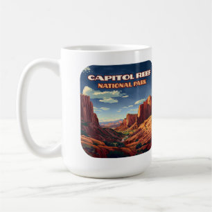 Capitol Reef National Park Utah Wüste Vintage Kaffeetasse