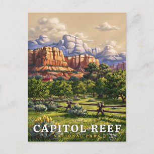 Capitol Reef National Park Wüstenoase Postkarte