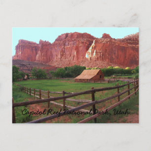 Capitol Reef Nationalpark, Utah Postkarte