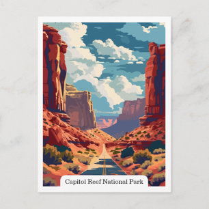 Capitol-Reef-Nationalpark, Utah USA Postkarte