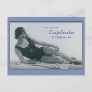 Capitola California Bathing Beauty  Postkarte