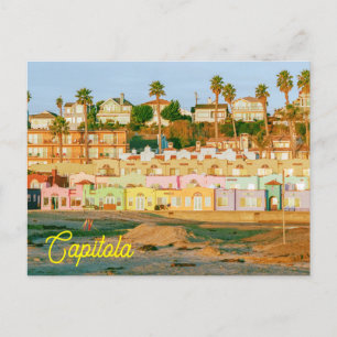 Capitola Carlifornia Sonnenaufgang Filmfotografi Postkarte