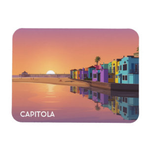 Capitola Santa Cruz Kalifornien Reise Magnet