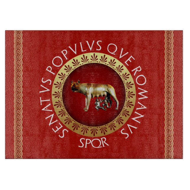 Capitoline Wolf Schneidebrett (Vorderseite)