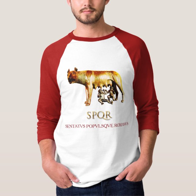 Capitoline Wolf T-Shirt (Vorderseite)