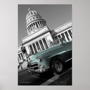 Capitolio cooles Blau Poster