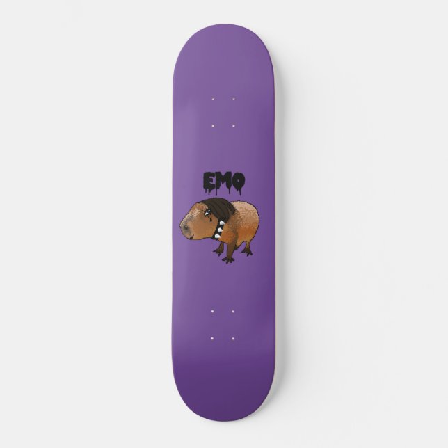 Capivara Emo Skateboard (Vorderseite)