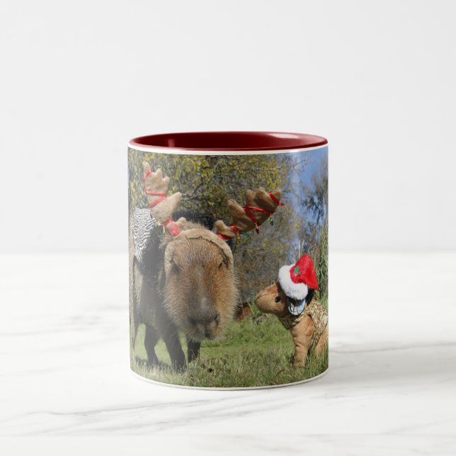 Caplin Rous WeihnachtsTasse Zweifarbige Tasse (Mittel)
