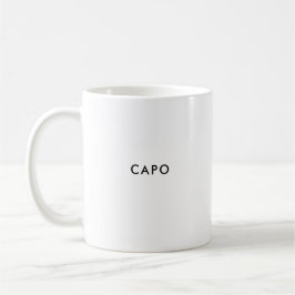 Capo | Boss | Tasse für den italienischen Kaffee