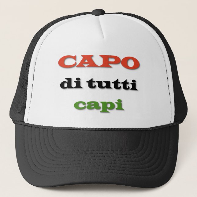 Capo/Chef Truckerkappe (Vorderseite)