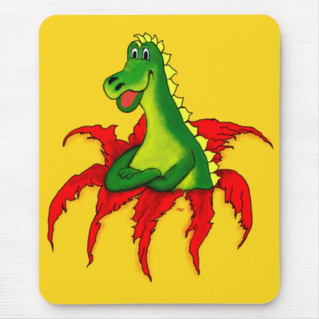 Capo, der kleine Drache Mousepad (Vorne)