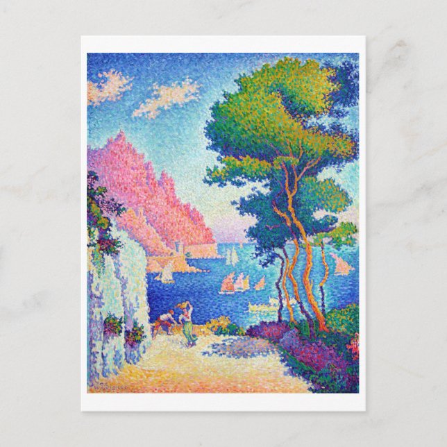 Capo di Noli, Signac Postkarte (Vorderseite)