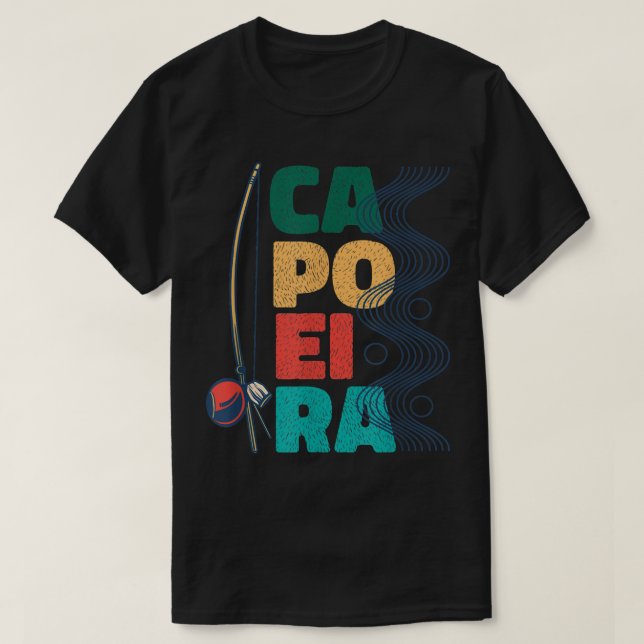 Capoeira Berimbau Music Instrument Brazilian  T-Shirt (Design vorne)