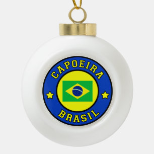 Capoeira Brasil Keramik Kugel-Ornament