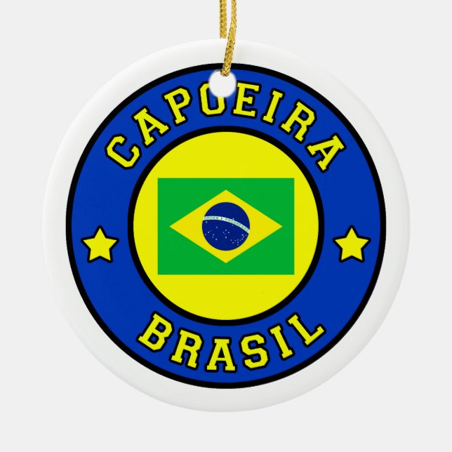 Capoeira Brasil Keramik Ornament (Vorne)