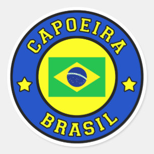 Capoeira Brasil Runder Aufkleber
