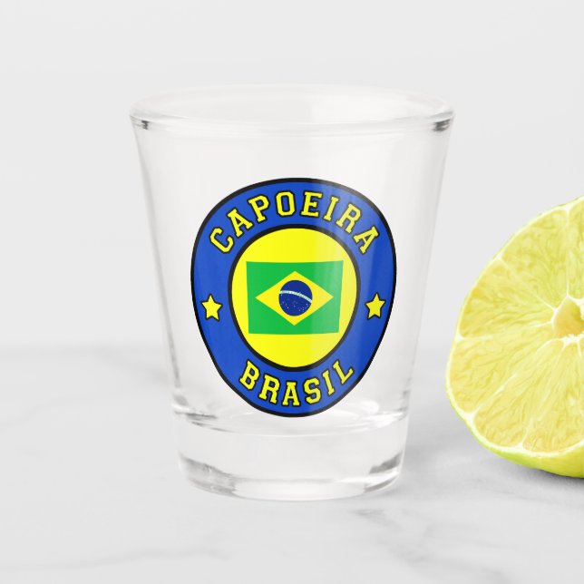 Capoeira Brasil Schnapsglas (Vorderseite)