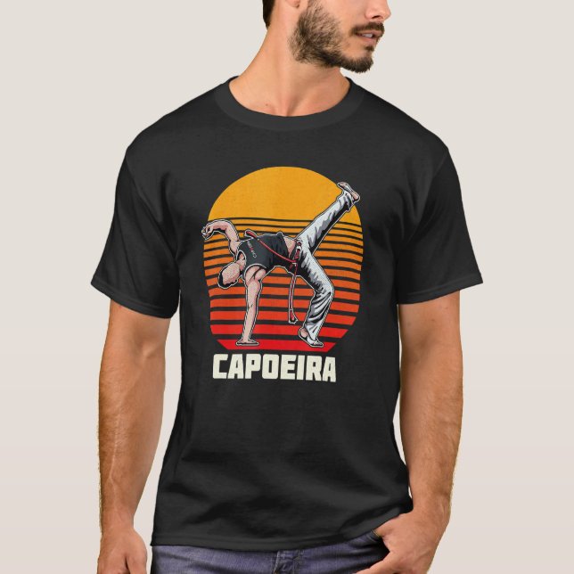 Capoeira Brazil dancer martial training athlete 7 T-Shirt (Vorderseite)