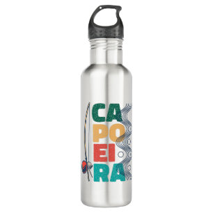 Capoeira Brazilian Martial Art Edelstahlflasche