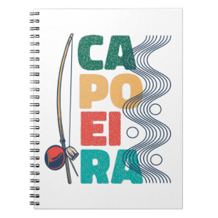 Capoeira Brazilian Martial Art Notizblock