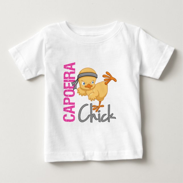 Capoeira Chick Baby T-shirt (Vorderseite)