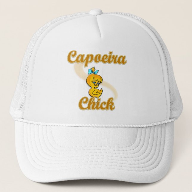 Capoeira Chick Truckerkappe (Vorderseite)
