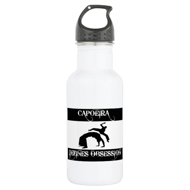 capoeira Entwurf Trinkflasche (Vorderseite)