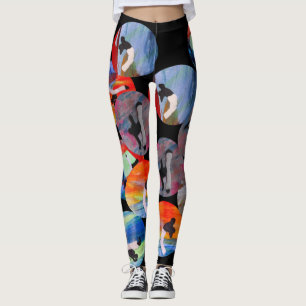 capoeira ginga abada Samba-Fitness-Mixed Martial Leggings