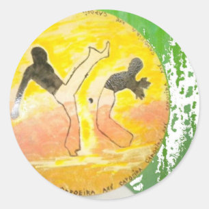 Capoeira ginga ax Aufkleber