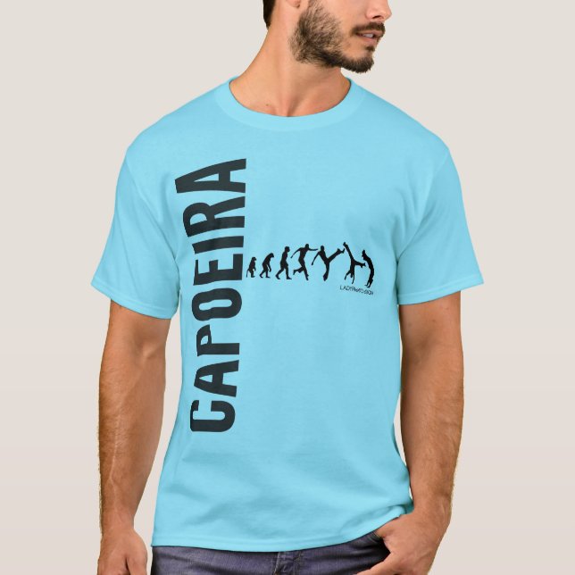 Capoeira grünes m T-Shirt (Vorderseite)