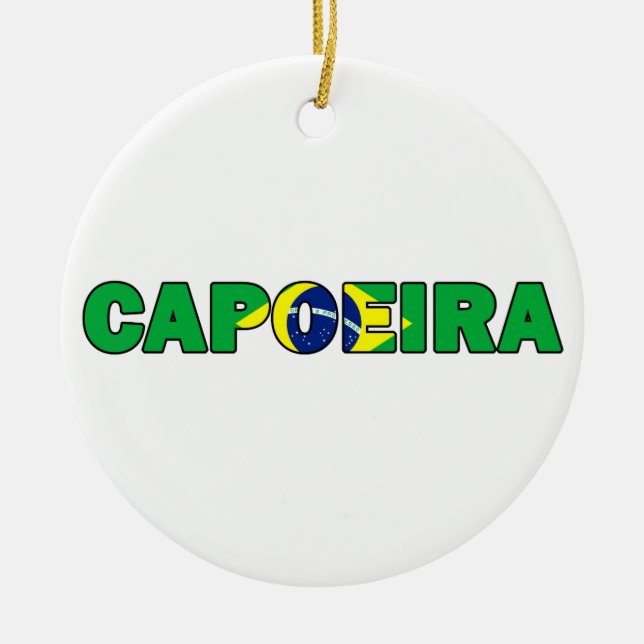 Capoeira Keramik Ornament (Vorne)
