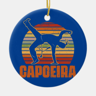 Capoeira Kickboxing Tanz Kampf Mixed Martial Keramik Ornament