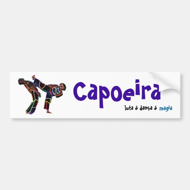 Capoeira, luta danca magia autoaufkleber (Vorne)