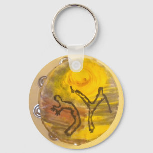 capoeira music pasax Schlüsselanhänger