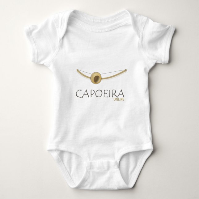 Capoeira on-line-Grafik Baby Strampler (Vorderseite)