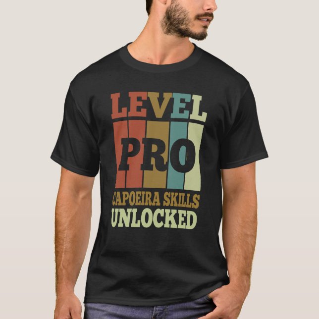 Capoeira Pro Unlocked Vintage Style Unique T-Shirt (Vorderseite)