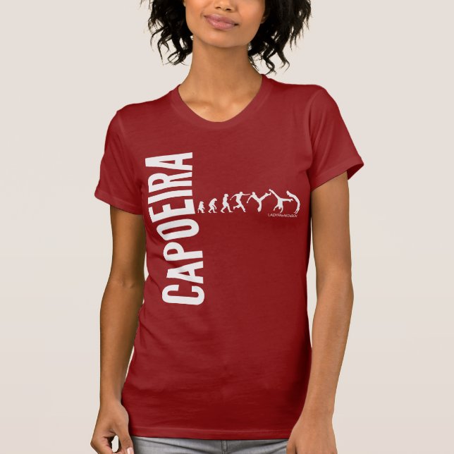 Capoeira rotes w T-Shirt (Vorderseite)