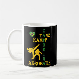 Capoeira Sport, Tanz, Akrobatik, Capoeira Fitne Kaffeetasse