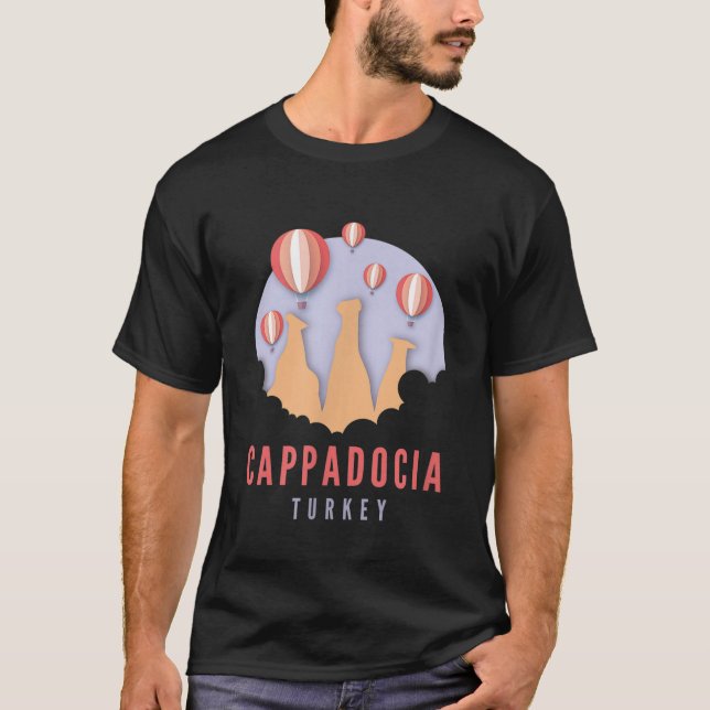 Cappadocia Greme Türkei T-Shirt (Vorderseite)