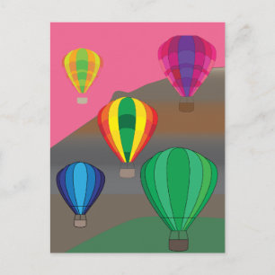 Cappadocia-Heißluftballon-Festival Postkarte