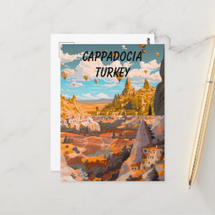 Cappadocia-Reisepostkarten-Kunst, Cappadocia Türke Postkarte