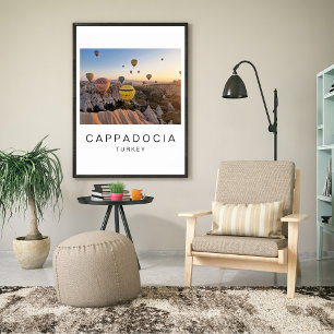 Cappadocia Türkei Heißluftballon Reise Foto Poster
