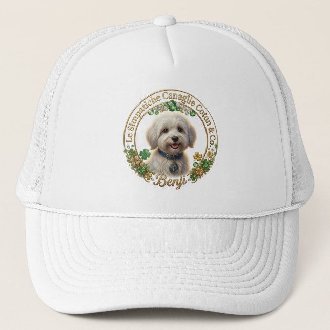 Cappello Ufficiale Benji - Coton Detectives Truckerkappe (Vorderseite)