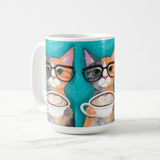 Cappkatze Kaffeetasse (Vorderseite Links)