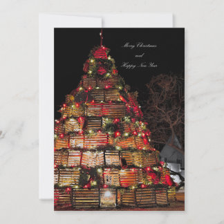 Cappoise feiert flache Weihnachtskarte Feiertagskarte