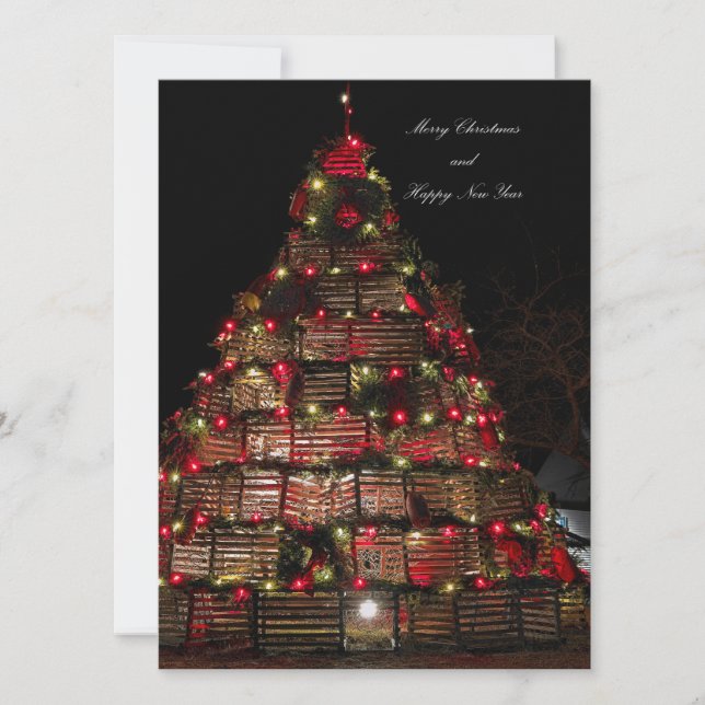 Cappoise feiert Weihnachtskarte Feiertagskarte (Vorderseite)