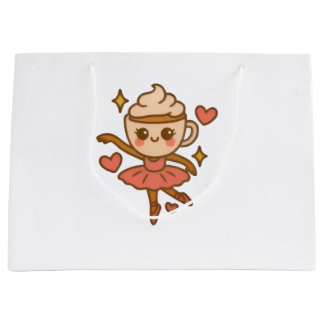 Cappuccina Ballerina Italian Ausweis Große Geschenktüte