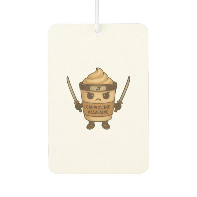 Cappuccino Assassino Italian Autolufterfrischer (Vorderseite)