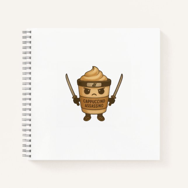 Cappuccino Assassino Italian Notizbuch (Vorderseite)
